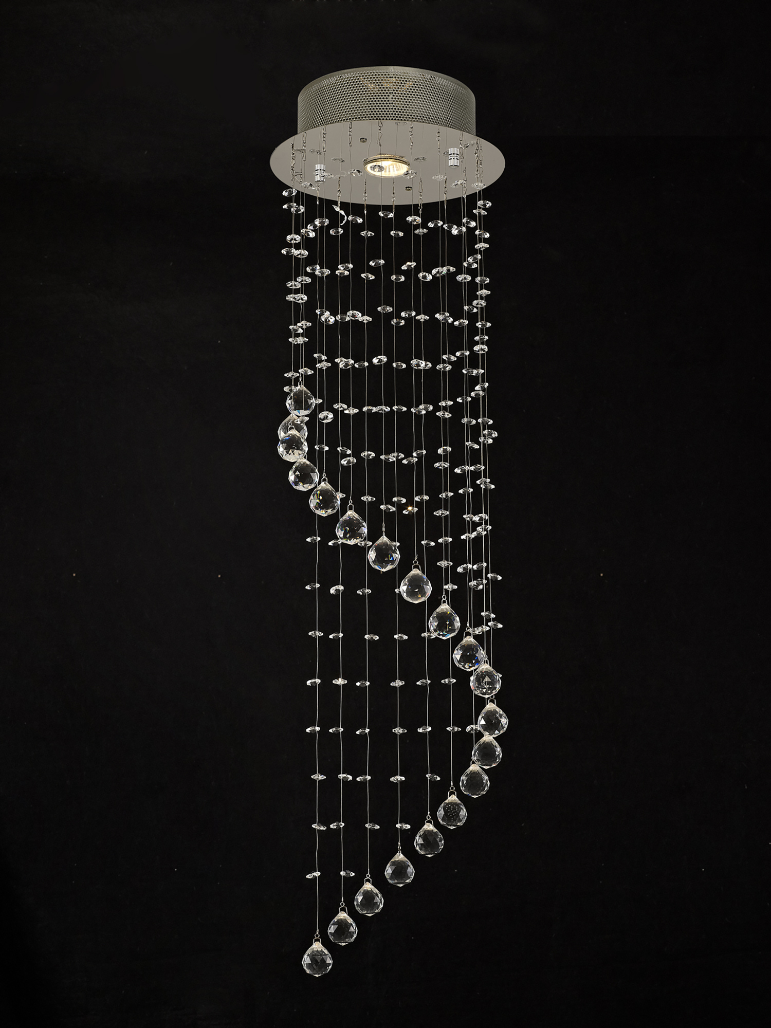 Colorado Crystal Ceiling Lights Diyas Multiple Crystal Pendants Colorado Crystal Ceiling Lights Diyas Multiple Crystal Pendants